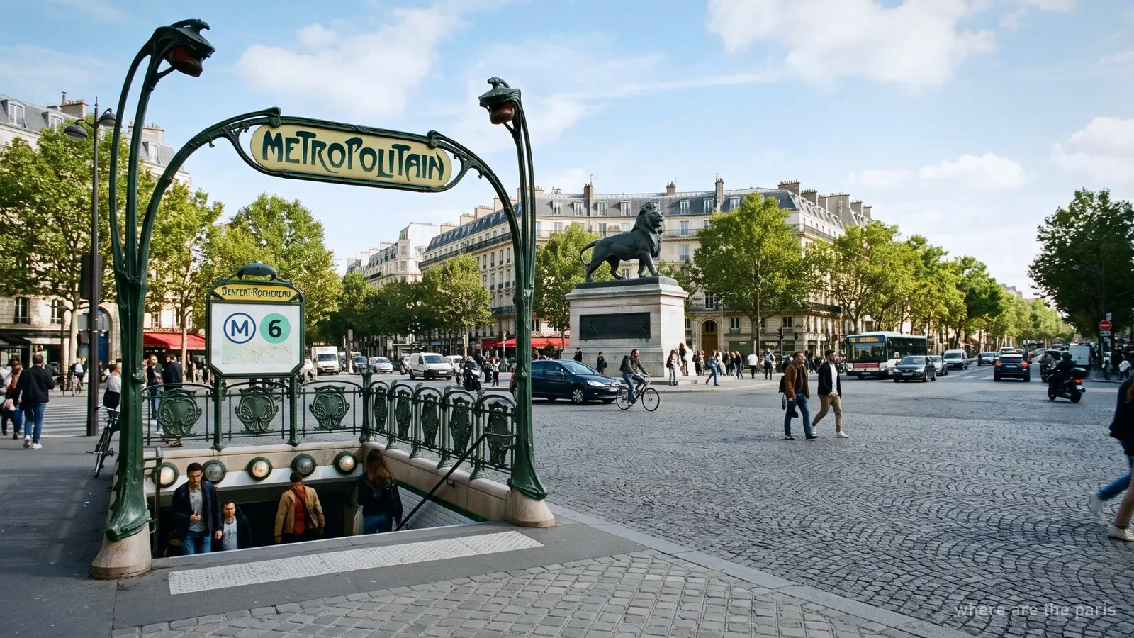 Catacombs of Paris, Paris: how to get to the paris catacombs: metro, rer and exit